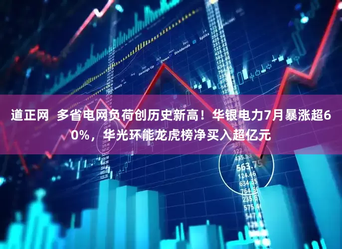 道正网  多省电网负荷创历史新高！华银电力7月暴涨超60%，华光环能龙虎榜净买入超亿元