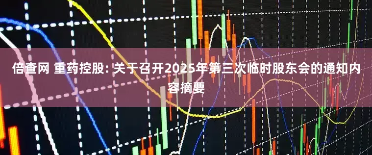 倍查网 重药控股: 关于召开2025年第三次临时股东会的通知内容摘要