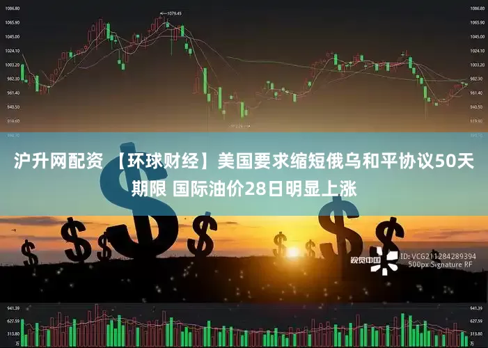沪升网配资 【环球财经】美国要求缩短俄乌和平协议50天期限 国际油价28日明显上涨